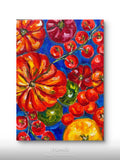 Tomatoes -Original oil painting on canvas